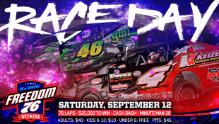 GRANDVIEW’S FREEDOM 76 CLASSIC RESET FOR SATURDAY, SEPT. 19TH