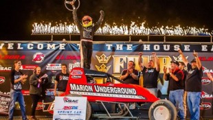 MESERAULL MASTERS ELDORA FOR FIRST-CAREER USAC SPRINT WIN