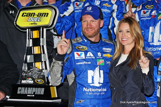 NSCS-Can-Am Duel1-Dale, Jr. in Victory Lane-45480