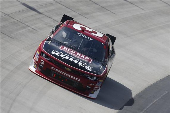 during practice for the NASCAR XFINITY Series Fitzgerald Glider Kits 300 at Bristol Motor Speedway on April 14, 2016 in Bristol, Tennessee.