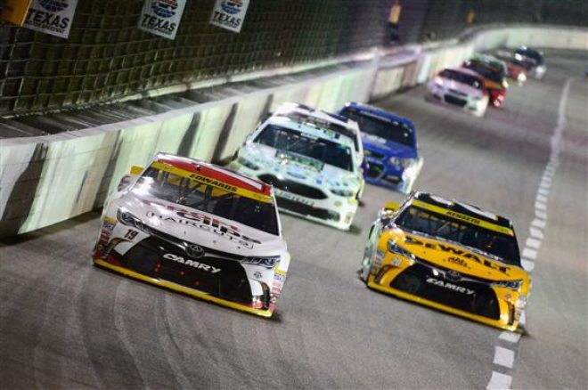 during the NASCAR Sprint Cup Series AAA Texas 500 at Texas Motor Speedway on November 6, 2016 in Fort Worth, Texas.