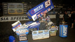 Pittman Powers to Opening Night Victory at Volusia Speedway Park’s DIRTcar Nationals