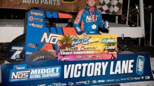 COURTNEY CONTINUES WINTER DIRT GAMES SUCCESS IN USAC MIDGET OPENER