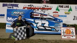 ALAN BARKER GOES BACK TO BACK AT PENN CAN SPEEDWAY