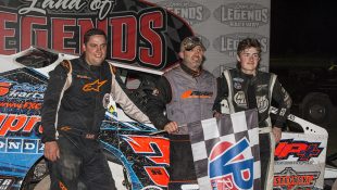 Kevin Root passed Jackson Gill at the halfway point in exciting Land of Legends Raceway victory