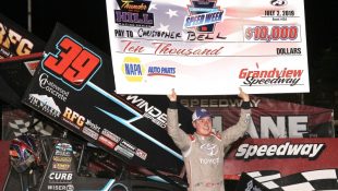 CHRISTOPHER BELL POCKETS $10,000, JEFF STRUNK WINS MOD THRILLER AS GRANDVIEW DEFEATS MOTHER NATURE TUESDAY NIGHT, JULY 2