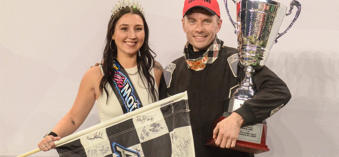 Andy Jankowiak Wins Thrilling Friday Night BELFOR Property Restoration Indoor Auto Racing Series Gambler’s Classic; Champ Karts, Slingshots, 600 Micros Complete Qualifying Races; Four Features Set For Saturday Night AC Finale