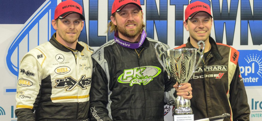 Anthony Sesely Wins Thrilling Ironton Global Allentown Auto Indoor Auto Races; Faces Down Tyler Thompson In Fierce Battle; Tyler Brown Takes Champ Karts, Scott Neary Slingshot Victor