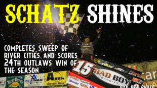 Late Race Pass Gives Donny Schatz Win at River Cities Speedway