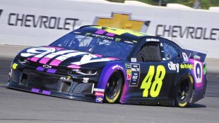 HENDRICK MOTORSPORTS SHOWING OFF TWO OF THEIR NASCAR CUP CARS AT PPB MOTORSPORTS