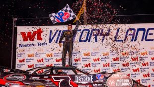 FIRST AT LAST: Canadian Holds Off Sheppard at Vado for First World of Outlaws Victory