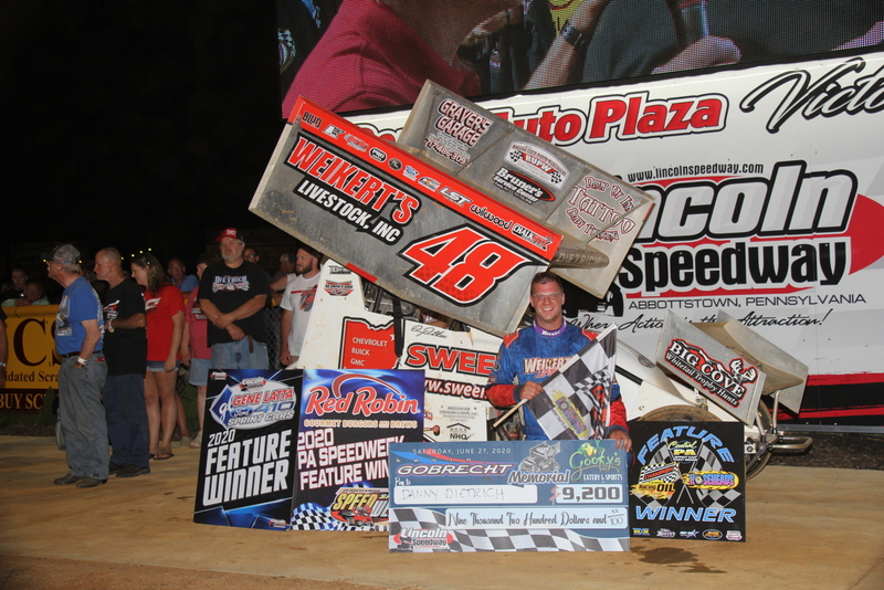 DIETRICH WINS ELECTRIFYING KEVIN GOBRECHT MEMORIAL; Kearchner Scores First Legends Victory