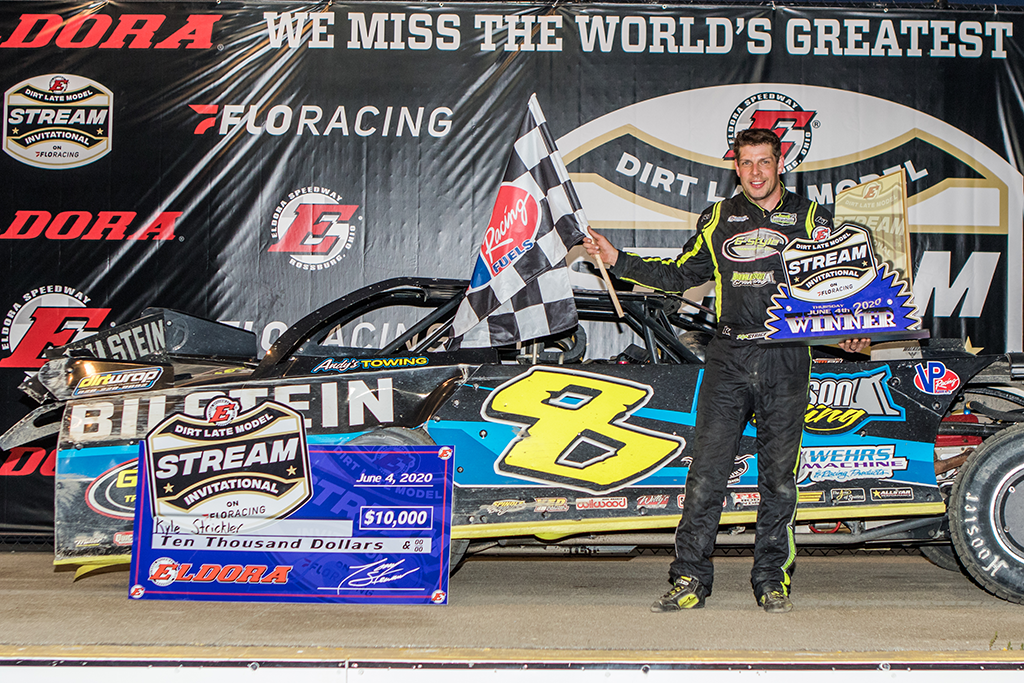Kyle Strickler Wins Night 1 of DLMStream at Eldora