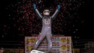 The Madman Cometh: Ballou Swipes Late-Race Victory at Ovals Night Two